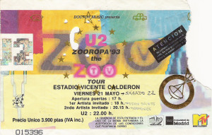 01 - U2 - Ramones - Madrid - 22May1993