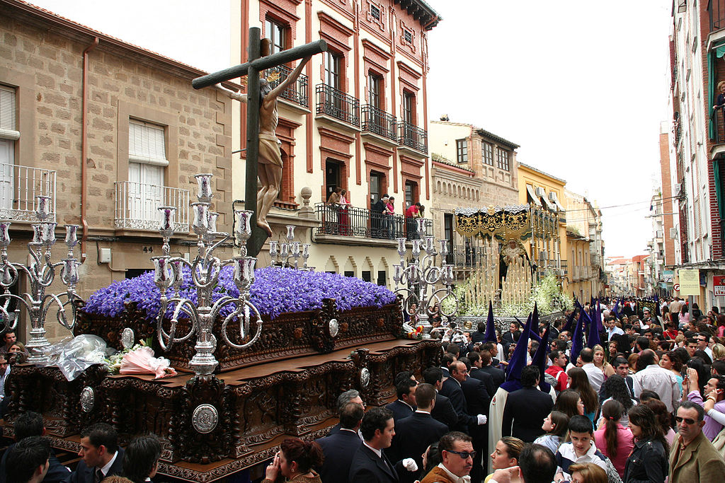 Acto de la Expiración en la calle Marqués de Linares (Jaén)