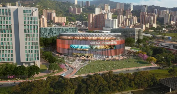 Así se verá el recinto Arena Primavera que se construirá al sur de Medellín.