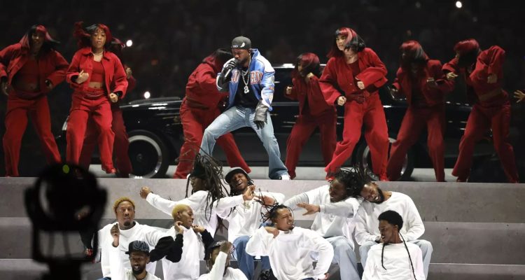 Kendrick Lamar en la Super Bowl 2025 | Foto: EFE