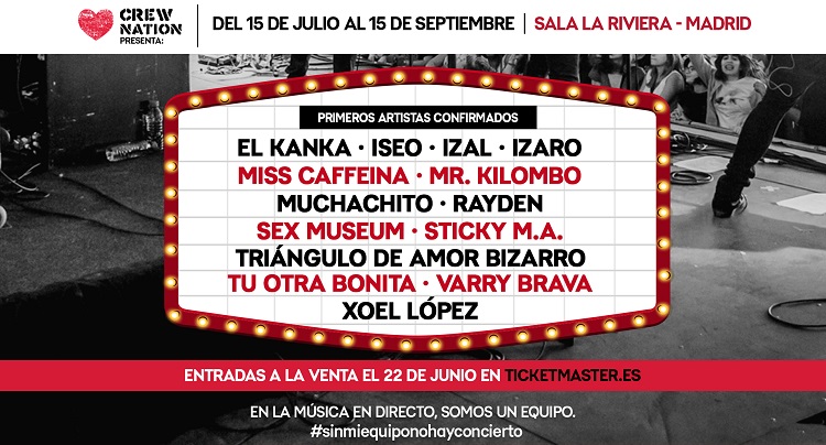 Cartel del ciclo Crew Nation Presenta