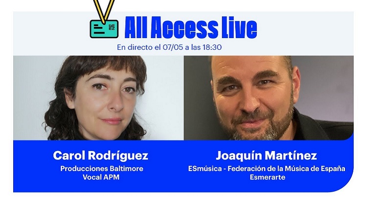 Charla All Access Live de Weezevent, con Carol Rodríguez y Kin Martínez